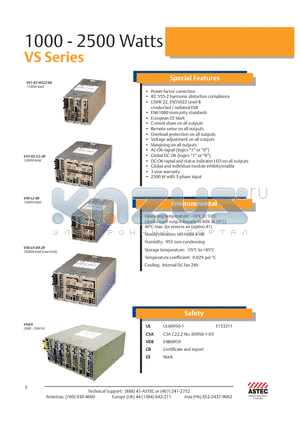 VS3-C2-G33-H245-00 datasheet - VS Series