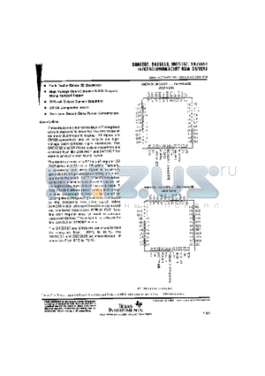 SN75557 datasheet - ELECTROLUMINESCENT ROW DRIVERS