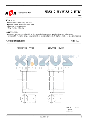 SI5312-H datasheet - IRED