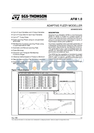 STFLAFM10 datasheet - ADAPTIVE FUZZY MODELLER