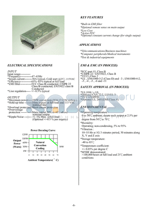 TPS100LBP-35 datasheet - TPS100LBP SWITCHING MODE 100W LOW COST BOX TYPE POWER SUPPLY WITH POWER FACTOR CORRECTION