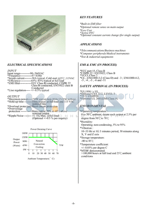 TPS150LBP-32 datasheet - TPS150LBP SWITCHING MODE 150W LOW COST BOX TYPE POWER SUPPLY WITH POWER FACTOR CORRECTION