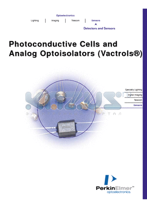 VT200 datasheet - Photoconductive Cells and Analog Optoisolators (Vactrols)