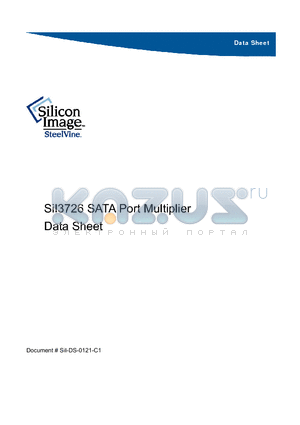 SII3726 datasheet - SATA Port Multiplier