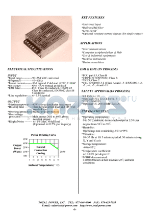 TPS40LB-36 datasheet - SWITCHING MODE 40W LOW COST BOX TYPE POWER SUPPLY