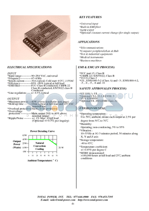 TPS40LB-12 datasheet - SWITCHING MODE 40W LOW COST BOX TYPE POWER SUPPLY