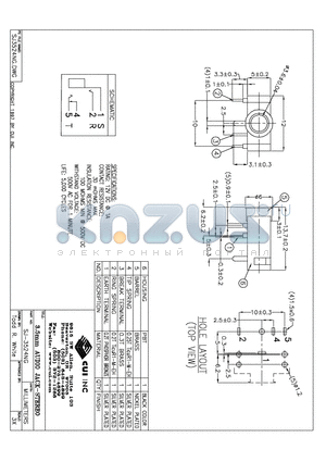 SJ-3524NG datasheet - 3.5MM AUDIO JACK STEREO