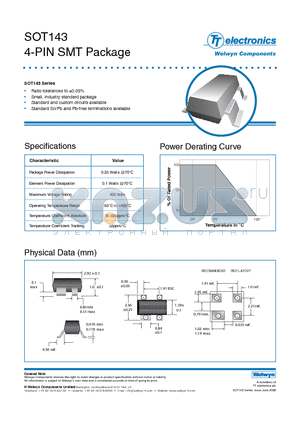 SOT143-00-A002-BD datasheet - 4-PIN SMT