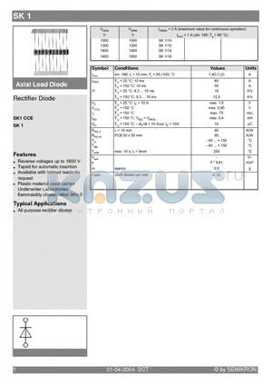 SK1/14 datasheet - Rectifier Diode