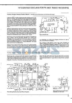 TDA9400 datasheet - INTEGRATED CIRCUITS FOR TV AND RADIO RECEVERS