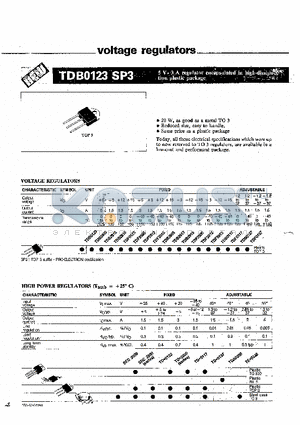 TDF0137 datasheet - 5V-3A regulator encapsulated in high-dissipation plastic package