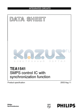 TEA1541 datasheet - SMPS control IC with synchronization function