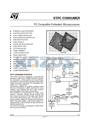 STPCC0166BTI3 datasheet - PC Compatible Embeded Microprocessor