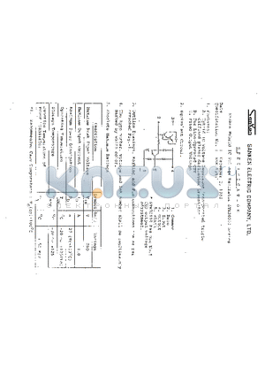 STR30113 datasheet - Sanken Hybrid IC Voltage Regulator STR30000 Series