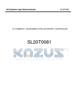 SL20T0081 datasheet - SLS System Logic Semiconductor