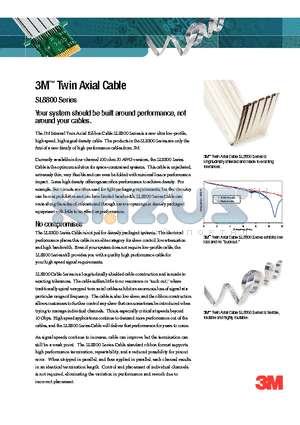 SL8800 datasheet - 3M Twin Axial Cable