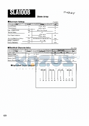 SLA1008 datasheet - Diode Array