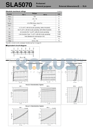 SLA5070 datasheet - N-channel General purpose