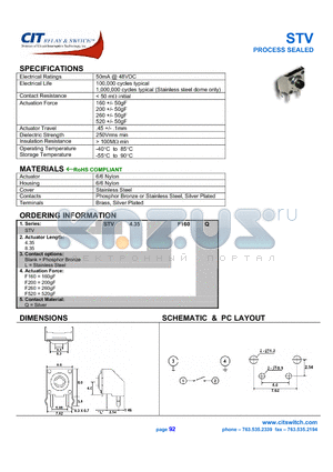 STV4.35LF520Q datasheet - CIT SWITCH