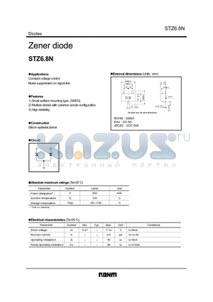 STZ6.8N datasheet - Zener diode