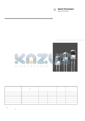 HLMP-C225 datasheet - AlInGaP LED LAMP