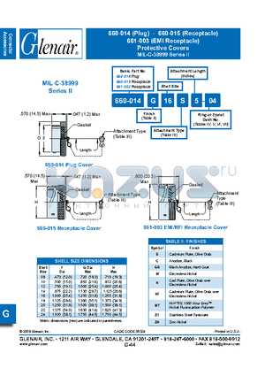 660-014G16S5 datasheet - Protective Covers