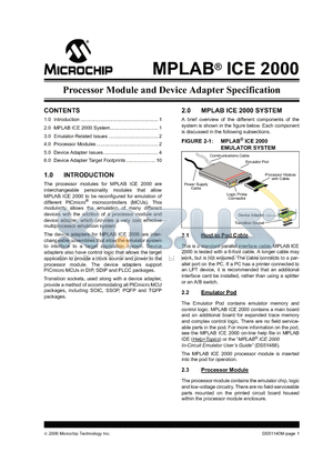 DVA16XL680 datasheet - Processor Module and Device Adapter Specification