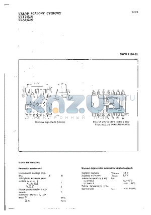 UCA6472N datasheet - UKLAD SCALONY CYFROWY