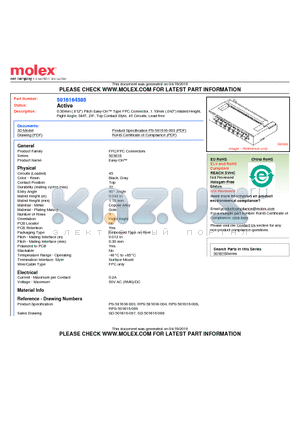 SD-501616-008 datasheet - 0.30mm (.012