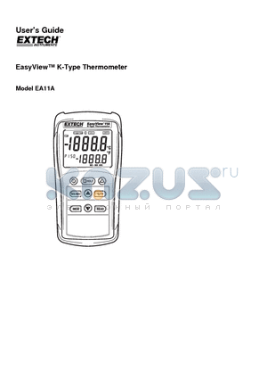 EA11A datasheet - EasyView K-Type Thermometer