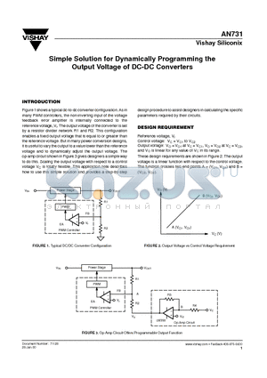 71128 datasheet - Simple Solution for Dynamically Programming the Output Voltage of DC-DC Converters