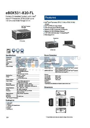EBOX531-820-FL datasheet - Wide range DC-in