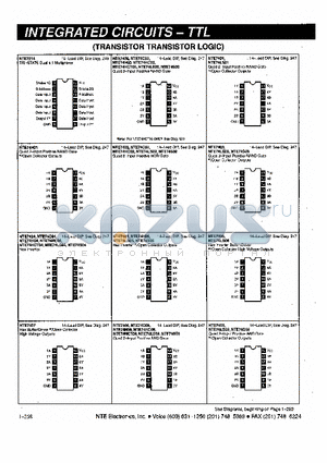 NTE74HC04 datasheet - TRANSISTOR TRANSISTOR LOGIC