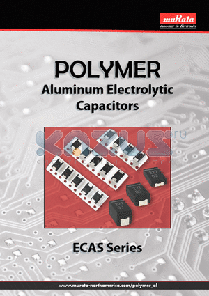 ECASD60D477M006K00 datasheet - POLYMER Aluminum Electrolytic Capacitors