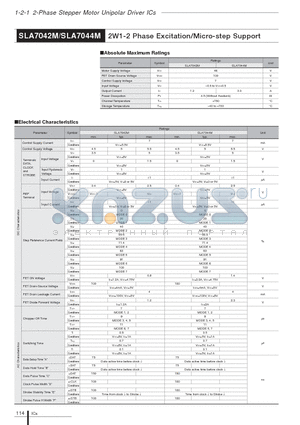 SLA7042M_10 datasheet - 2W1-2 Phase Excitation/Micro-step Support