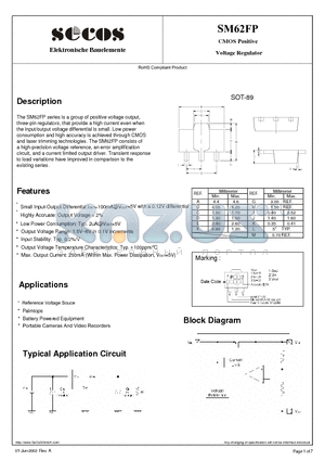 SM62FP datasheet - Voltage Regula tor