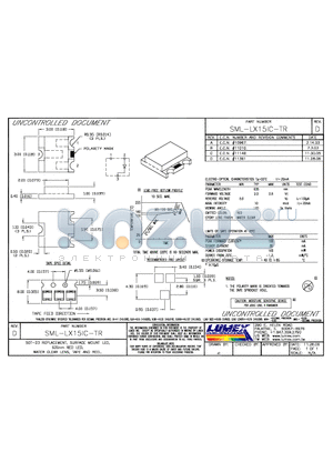 SML-LX15IC-TR datasheet - SOT-23 REPLACEMENT