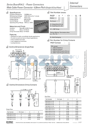 P4BP-16-T1-LL-B datasheet - Power Connectors