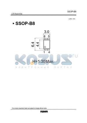 SSOP-B8 datasheet - LSI Assembly