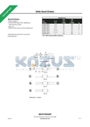 FB20021-4B-RC datasheet - High impedance