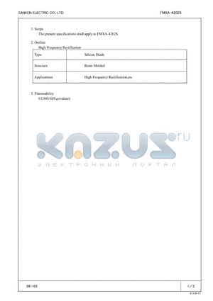 FMXA-4202S datasheet - Silicon Diode