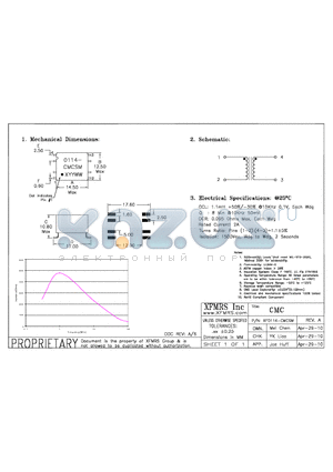 XF0114-CMCSM_10 datasheet - CMC