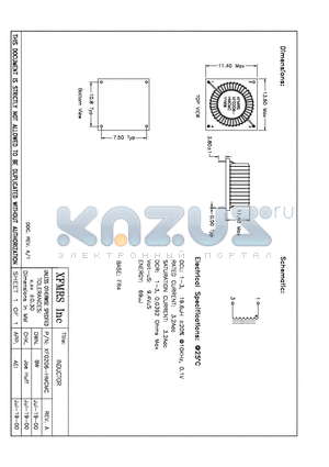 XF0206-HMCMC datasheet - INDUCTOR