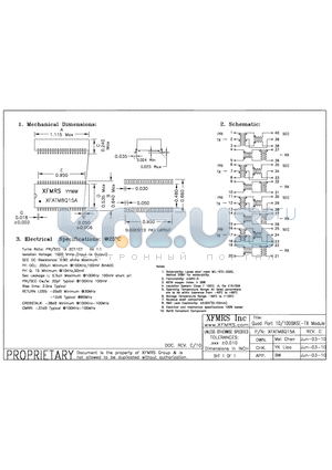 XFATM8Q15A_10 datasheet - Quad Port 10/100BASE-TX Module