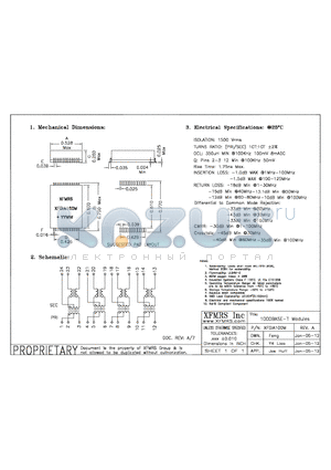 XFGIA100M_12 datasheet - UNLESS OTHERWISE SPECIFIED TOLERANCES -0.010 DIMENSIONS IN INCH