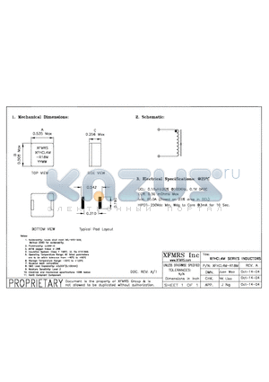 XFHCL4M-R18M datasheet - INDUCTORS