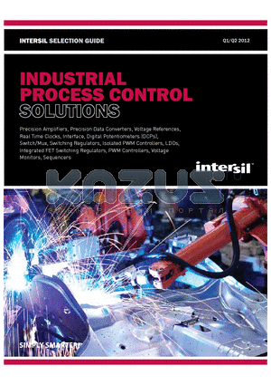 ISL23428 datasheet - Intersils Solutions for Industrial Process Control