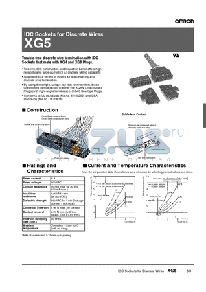 XG5M-4032-N datasheet - IDC Sockets for Discrete Wires