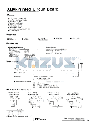 XLM-3-31-PCV datasheet - Printed Circuit Board