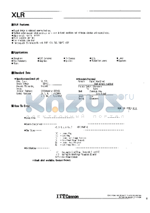 XLM-3-32-F512 datasheet - Microphones D/C Converters Tv Cameras